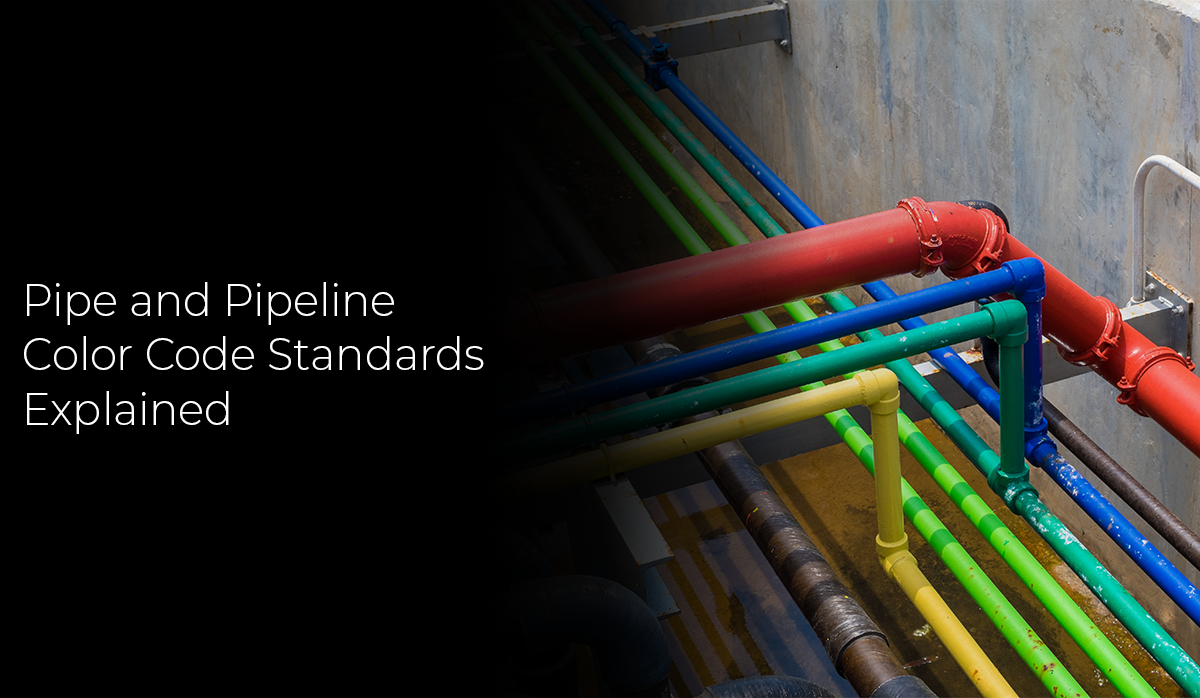 Pipe and Pipeline Color Code Standards Explained